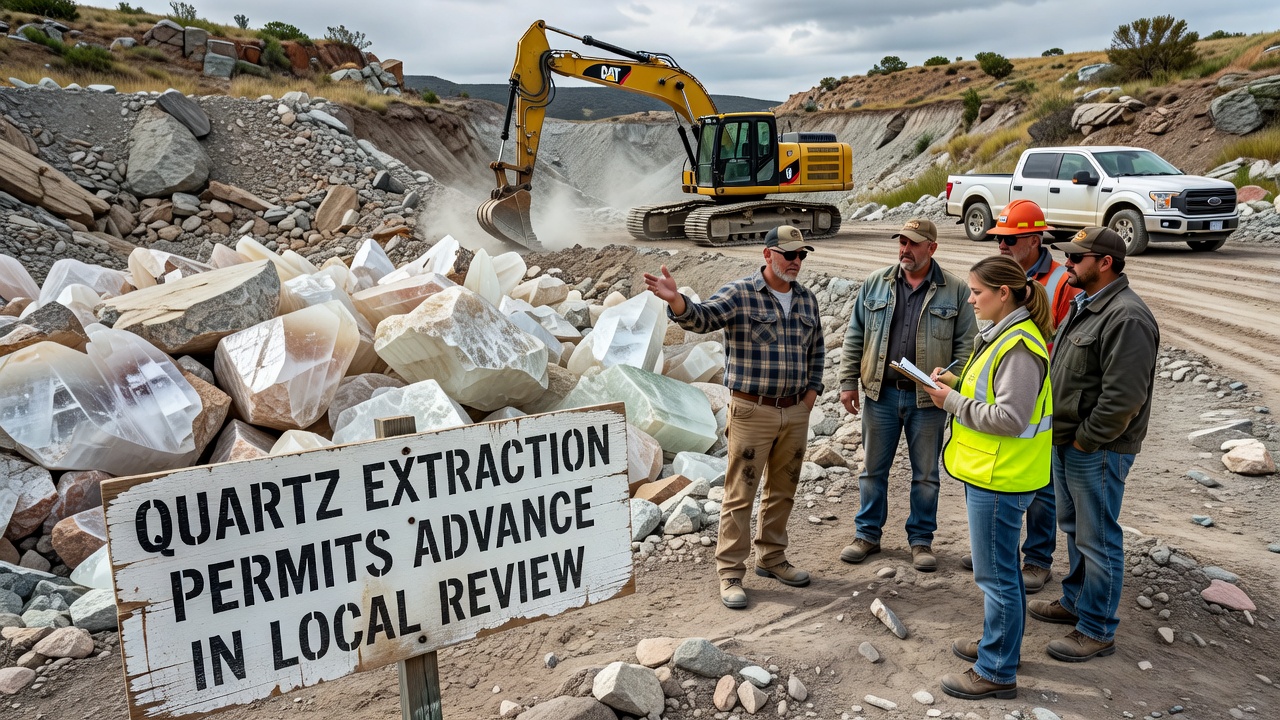 Quartz Extraction Permits Advance in Local Review